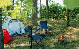 Rankings of the campsites on the Isle of Wight have been collated from Pitchup.com (Canva)