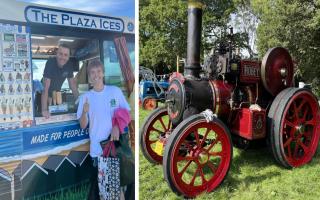 Francis Bourgeois twice visited the Plaza Ices' ice cream van, and went to the Island Steam Fair.
