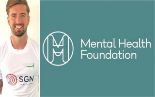 A series of football matches will be played in aid of charity, the Mental Health Foundation.  Mitchel Walker sports SGN's new kit for the games.