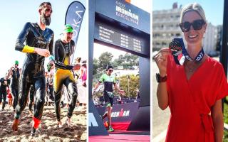 Some of the Island's Ironman successes in Barcelona.
