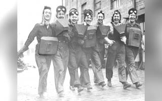 Women who did vital shipbuilding work at White's shipyard in Cowes during the Second World War.