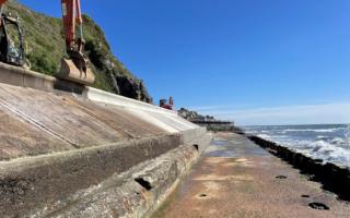 Ventnor Eastern Esplanade's sea defence works are in line for a People's Choice Award